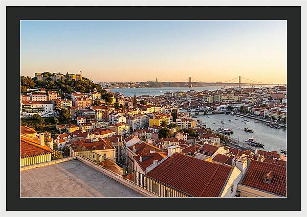 Lisbon From Miradouro Da Graca