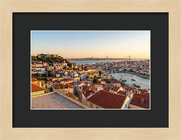 Lisbon From Miradouro Da Graca