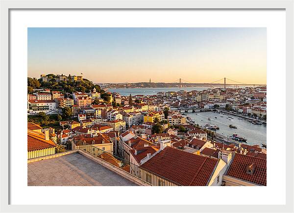 Lisbon From Miradouro Da Graca