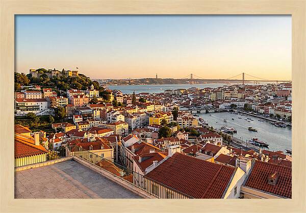 Lisbon From Miradouro Da Graca