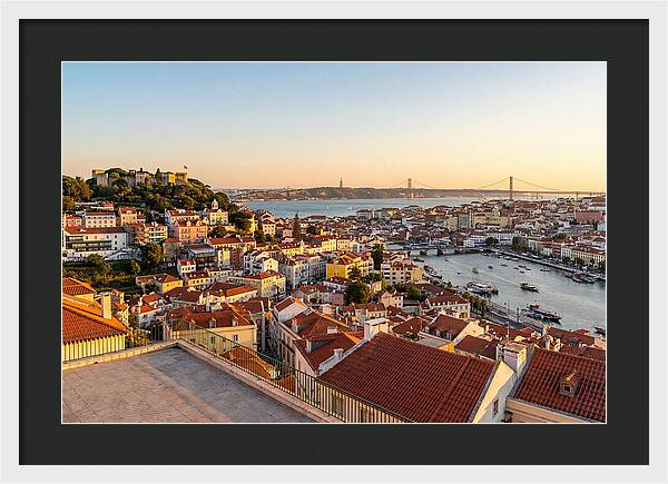Lisbon From Miradouro Da Graca