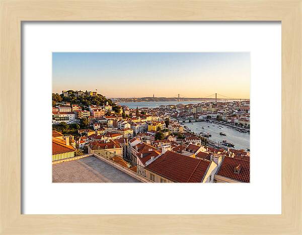Lisbon From Miradouro Da Graca