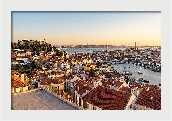 Lisbon From Miradouro Da Graca