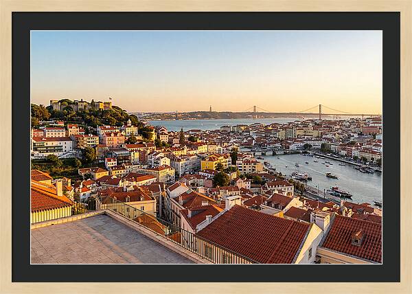 Lisbon From Miradouro Da Graca