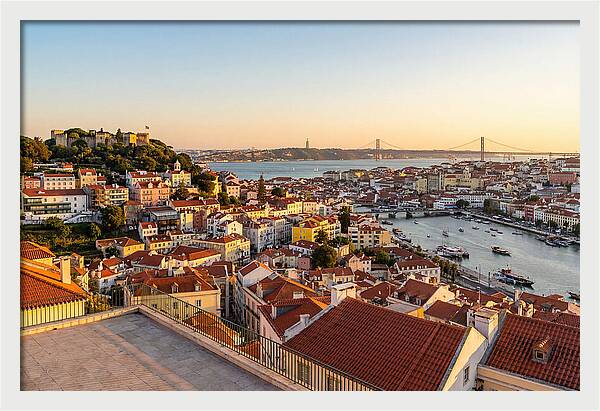 Lisbon From Miradouro Da Graca