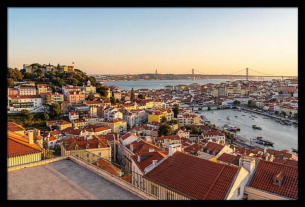 Lisbon From Miradouro Da Graca