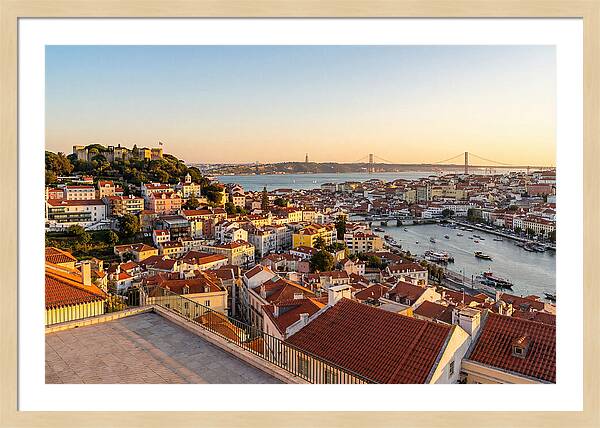Lisbon From Miradouro Da Graca
