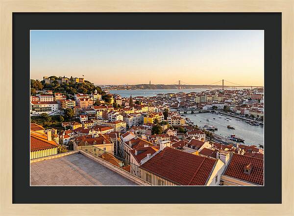 Lisbon From Miradouro Da Graca