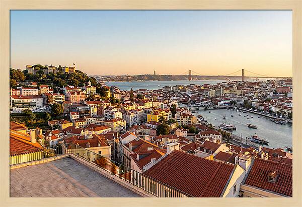 Lisbon From Miradouro Da Graca