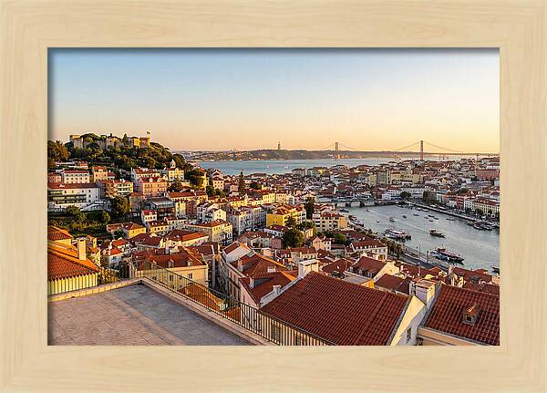 Lisbon From Miradouro Da Graca