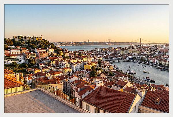 Lisbon From Miradouro Da Graca
