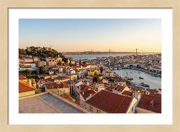 Lisbon From Miradouro Da Graca