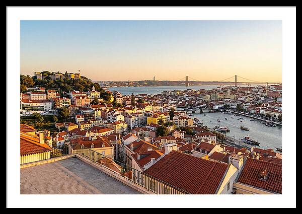 Lisbon From Miradouro Da Graca