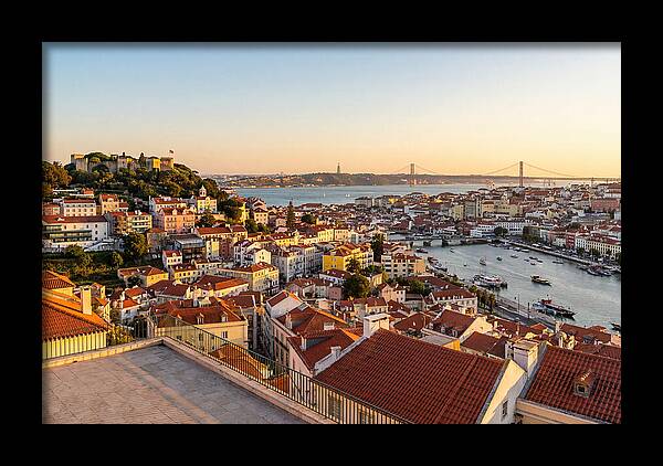 Lisbon From Miradouro Da Graca
