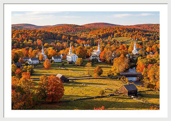 Litchfield Hills In Autumn Glory