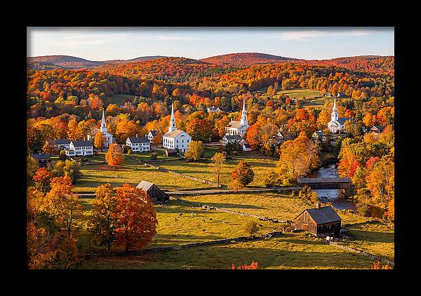 Litchfield Hills In Autumn Glory