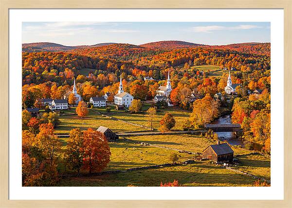 Litchfield Hills In Autumn Glory
