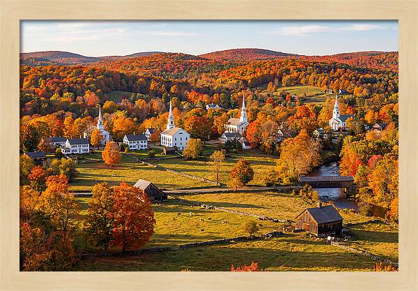 Litchfield Hills In Autumn Glory