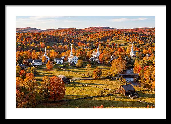 Litchfield Hills In Autumn Glory