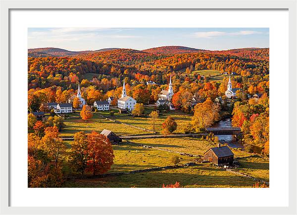 Litchfield Hills In Autumn Glory