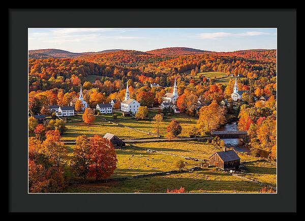 Litchfield Hills In Autumn Glory