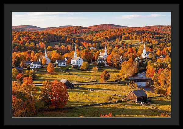 Litchfield Hills In Autumn Glory