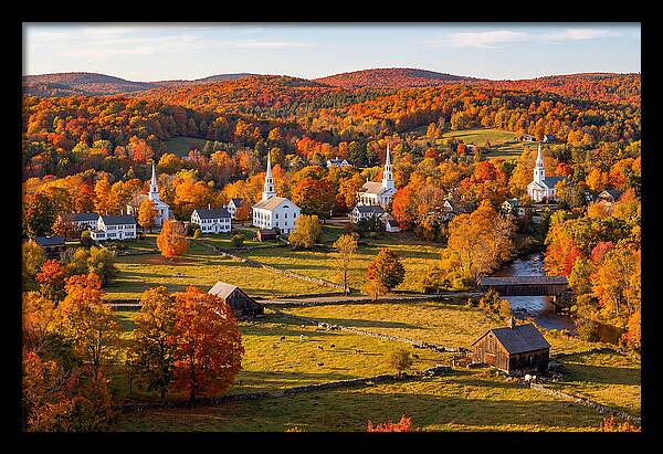 Litchfield Hills In Autumn Glory