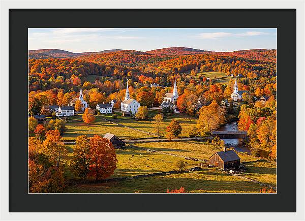 Litchfield Hills In Autumn Glory