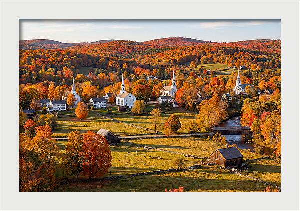 Litchfield Hills In Autumn Glory