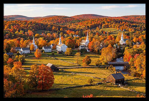Litchfield Hills In Autumn Glory