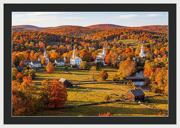 Litchfield Hills In Autumn Glory