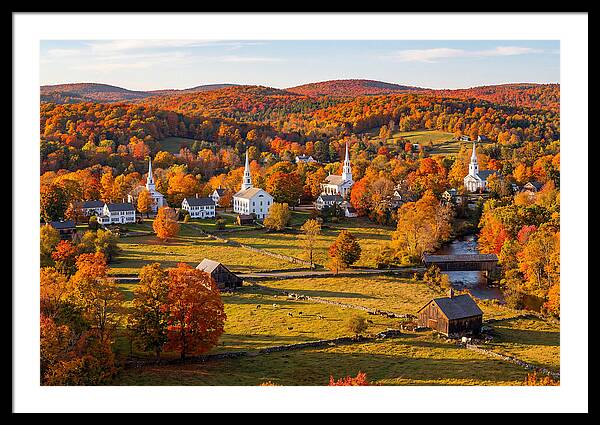 Litchfield Hills In Autumn Glory