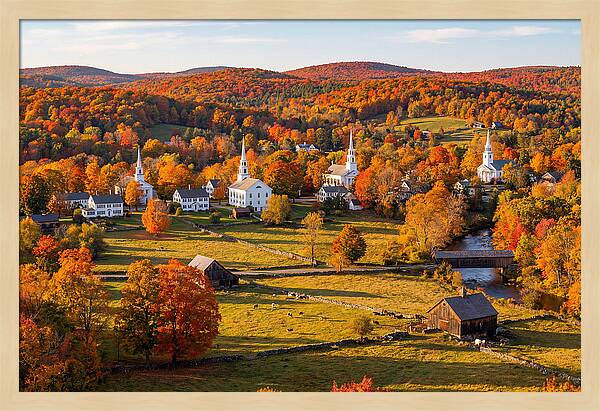 Litchfield Hills In Autumn Glory