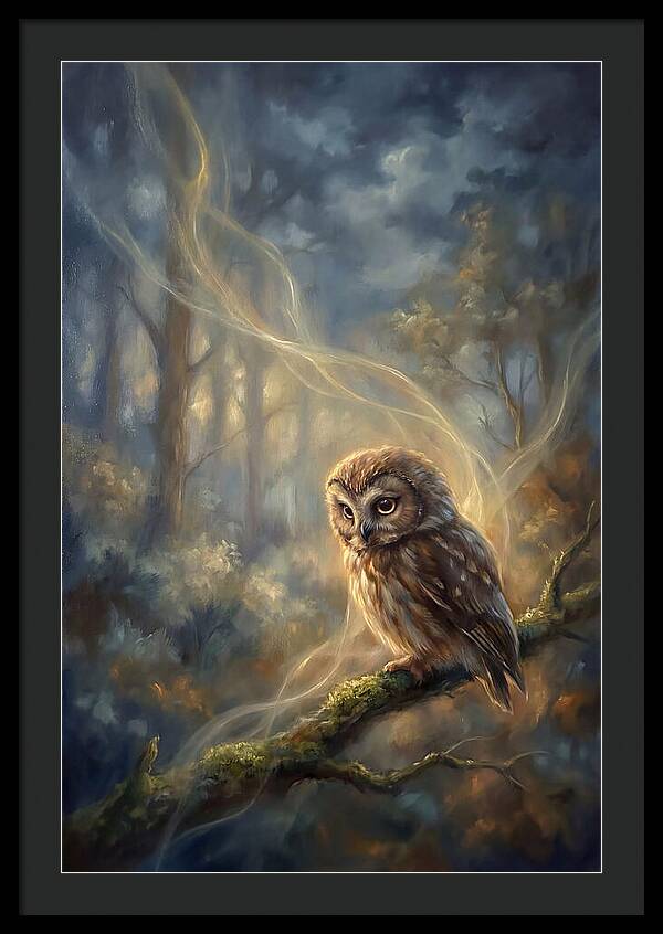 Little Owl In Forest