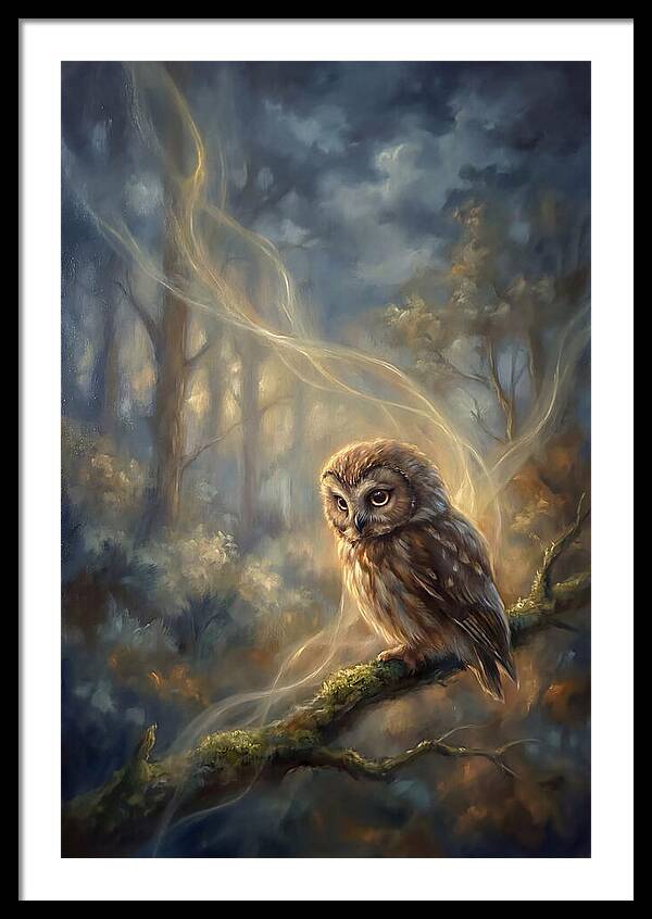 Little Owl In Forest