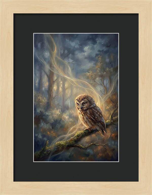 Little Owl In Forest