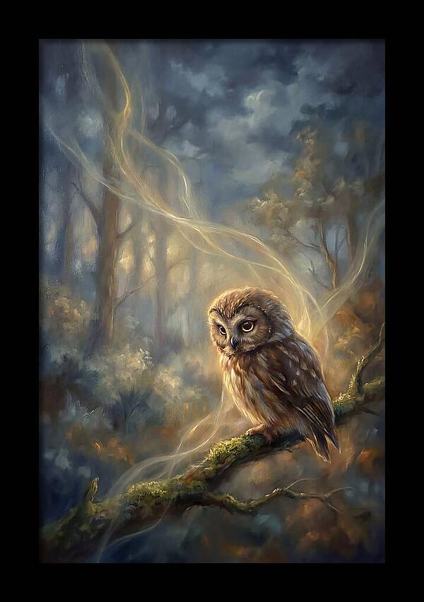 Little Owl In Forest