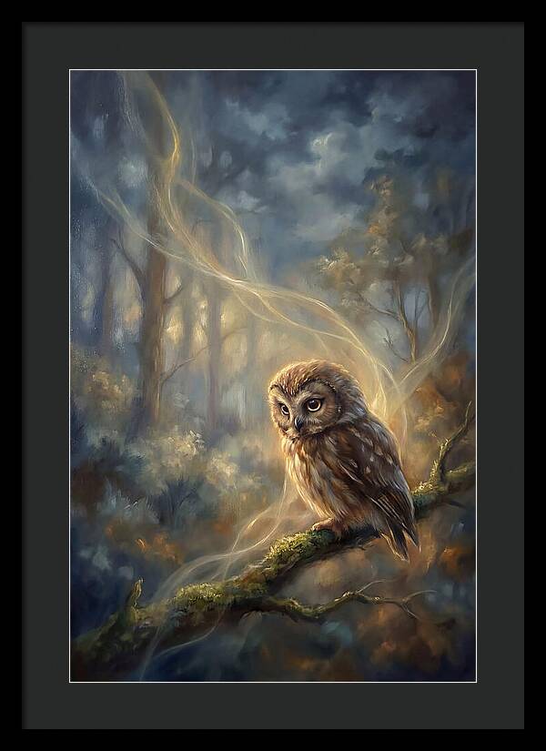 Little Owl In Forest