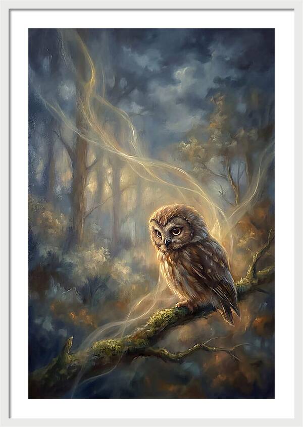 Little Owl In Forest