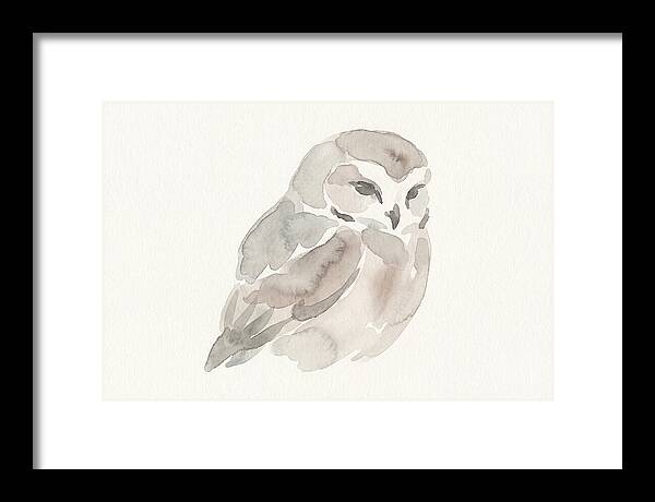 Little Owl Watercolor Study