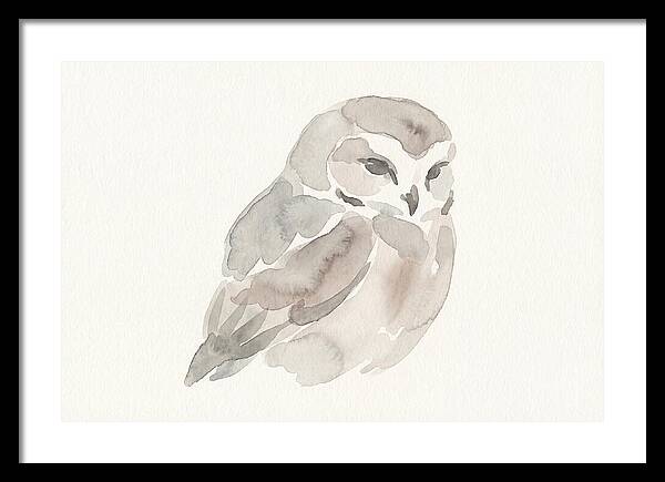 Little Owl Watercolor Study