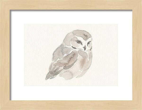 Little Owl Watercolor Study