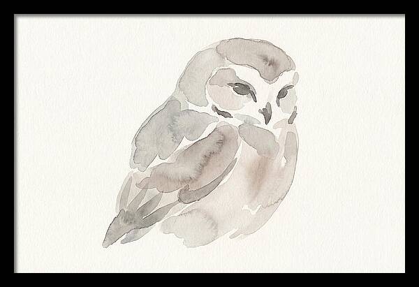 Little Owl Watercolor Study