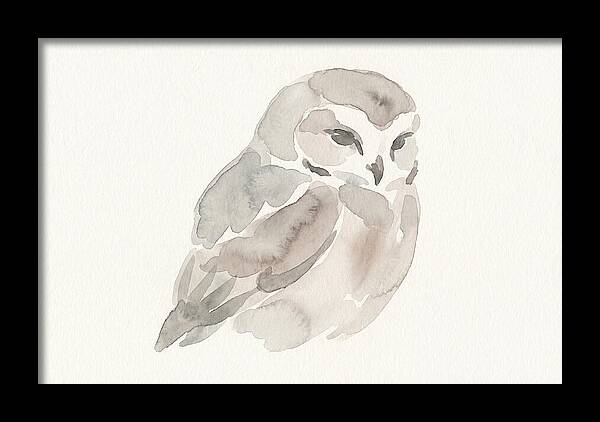 Little Owl Watercolor Study
