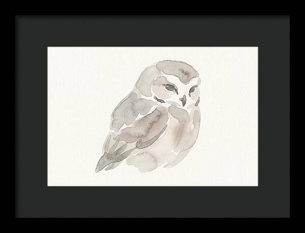 Little Owl Watercolor Study
