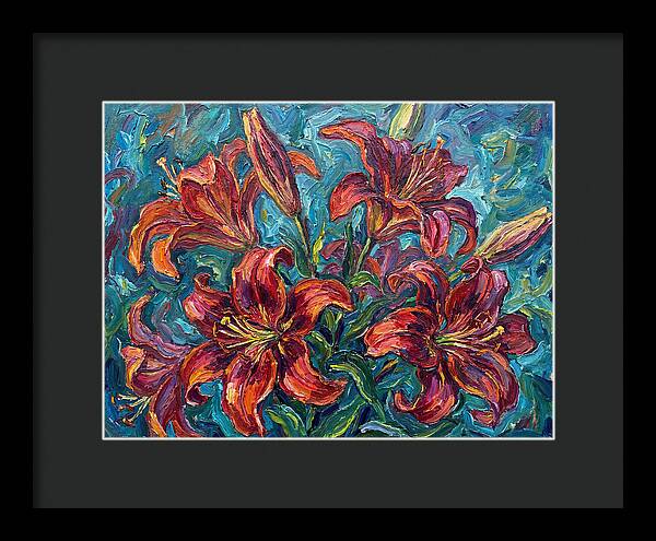 Lively Expressionist Lilies