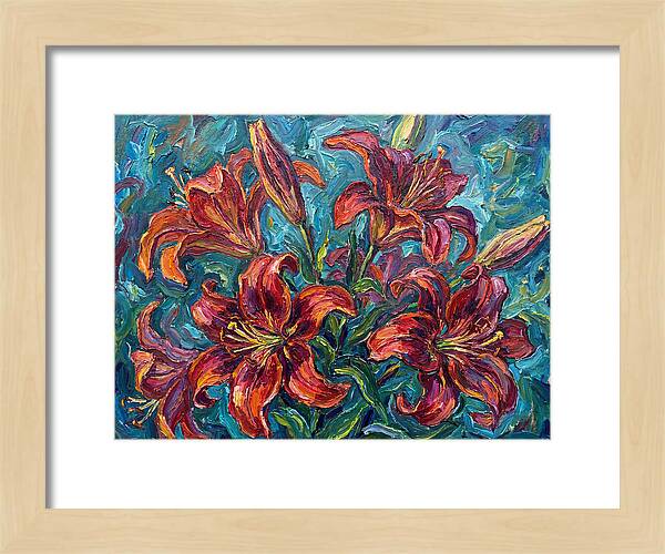 Lively Expressionist Lilies