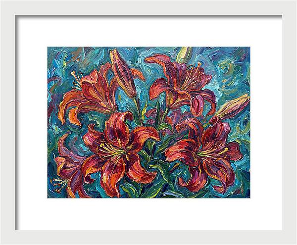 Lively Expressionist Lilies