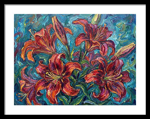 Lively Expressionist Lilies