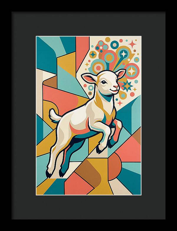Lively Lamb In Vibrant Colors